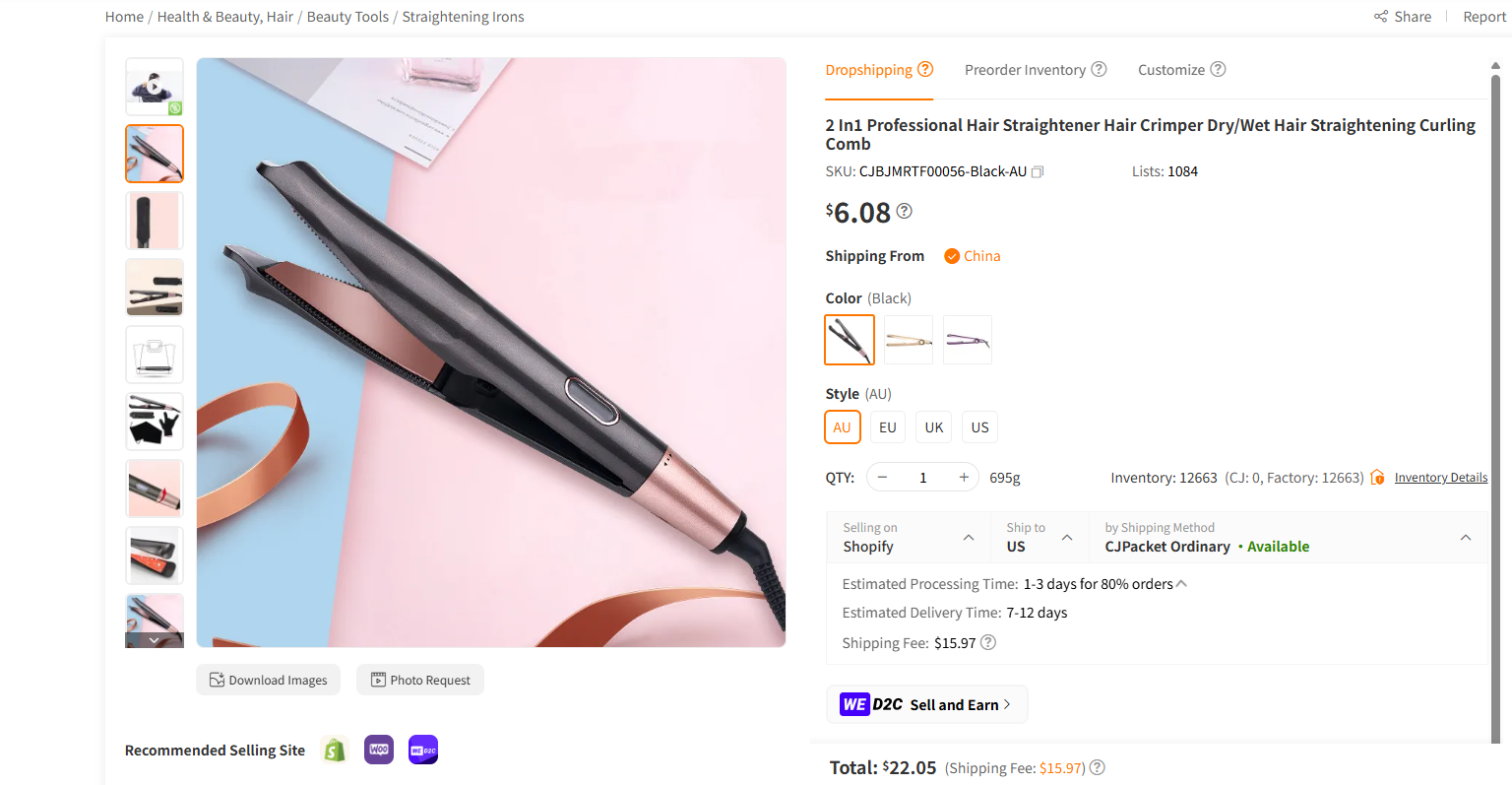 Compact Hair Crimper